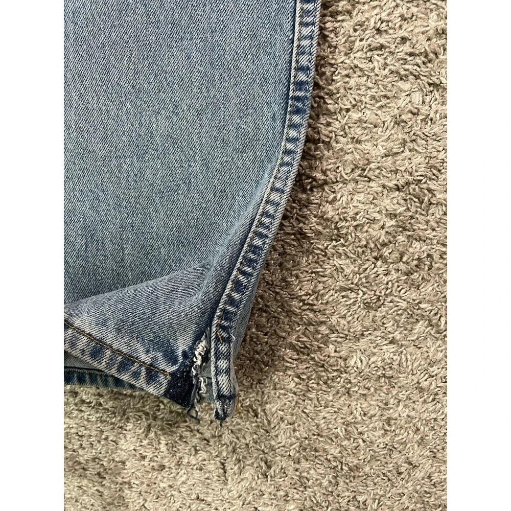 Levi Strauss Signature Mens 38x30 Blue Regular Fit Straight Cut Leg Denim Jeans